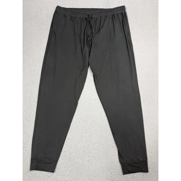 ALO Yoga Other - ALO Pants Mens 2XL Black Jersey Joggers Sweatpants Elastic Waist Yoga Athletic